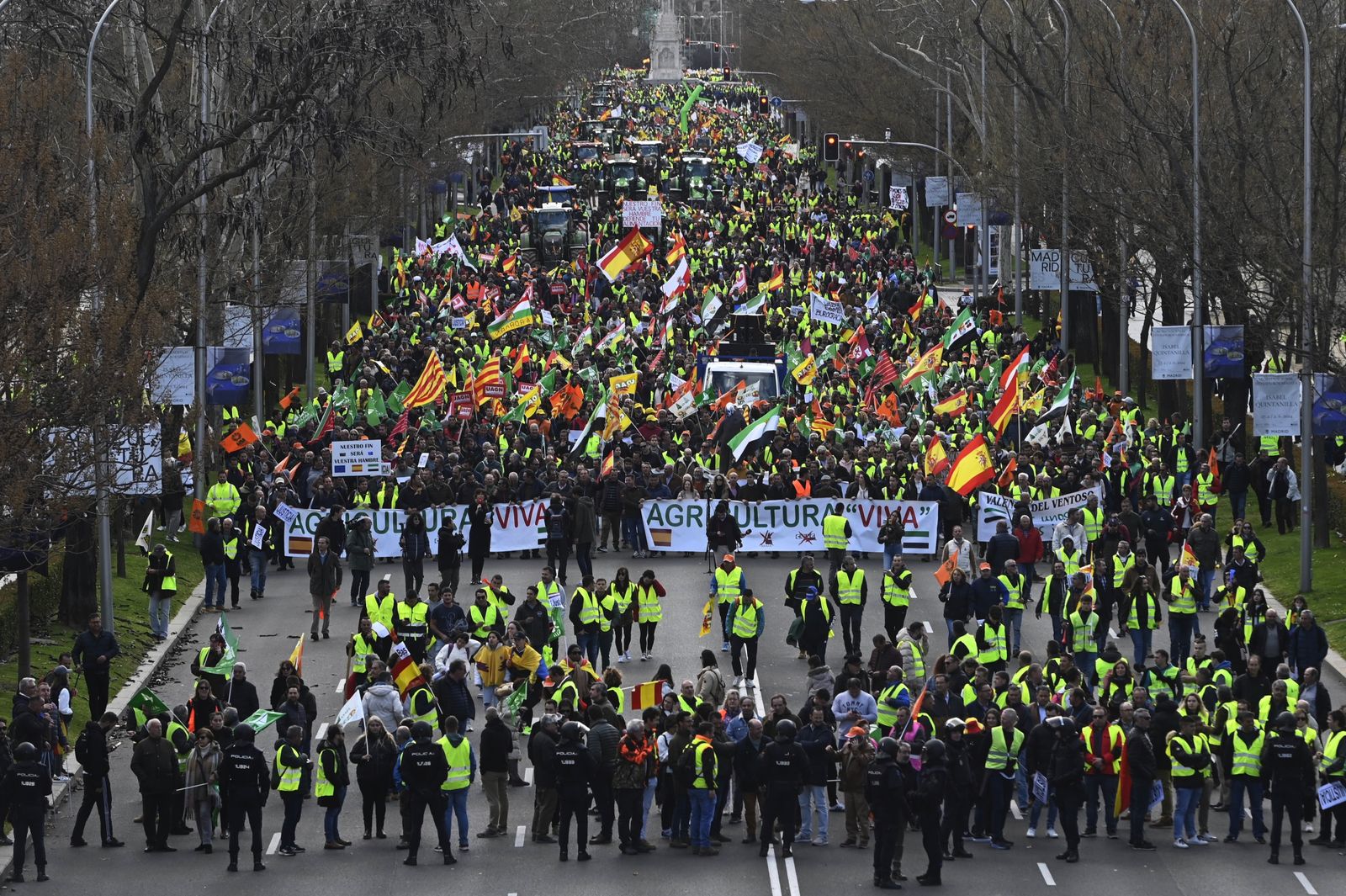 Los agricultores vuelven a tomar Madrid