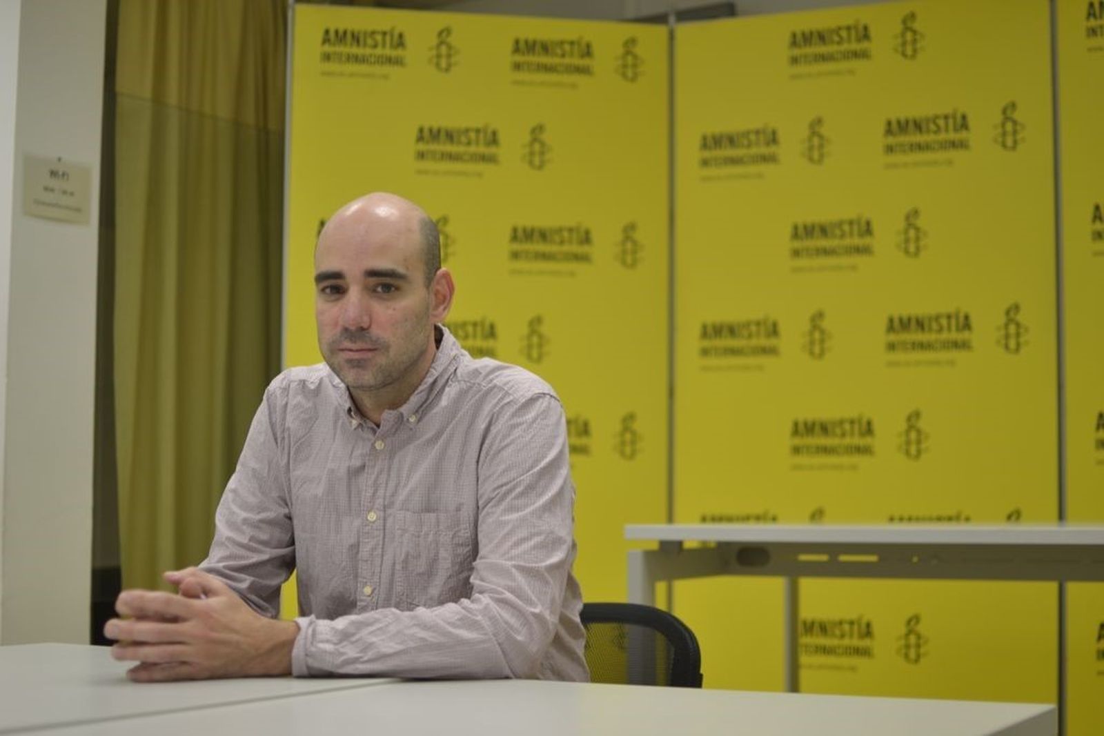 Carlos Heras, portavoz de deporte y derechos humanos, de Amnistía Internacional España