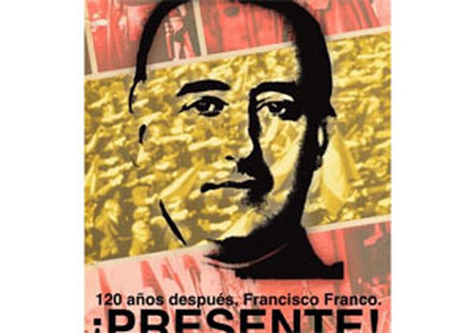 El acto de homenaje a Franco