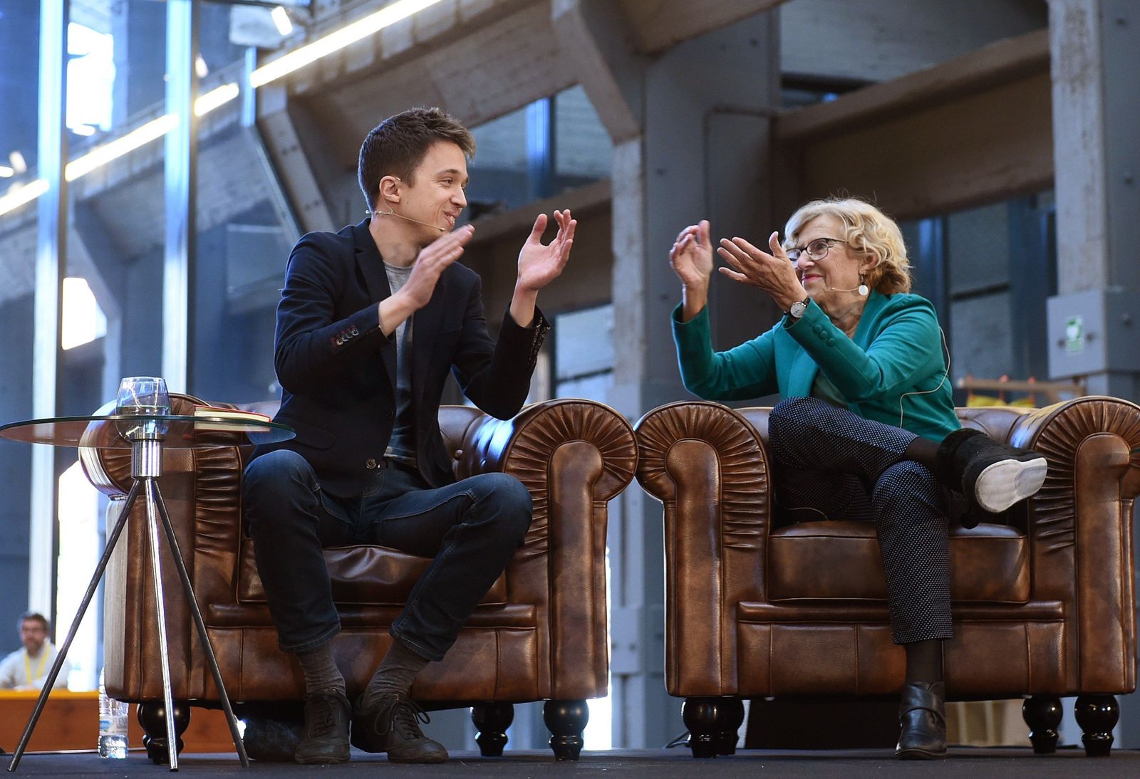 Íñigo Errejón y Manuela Carmena