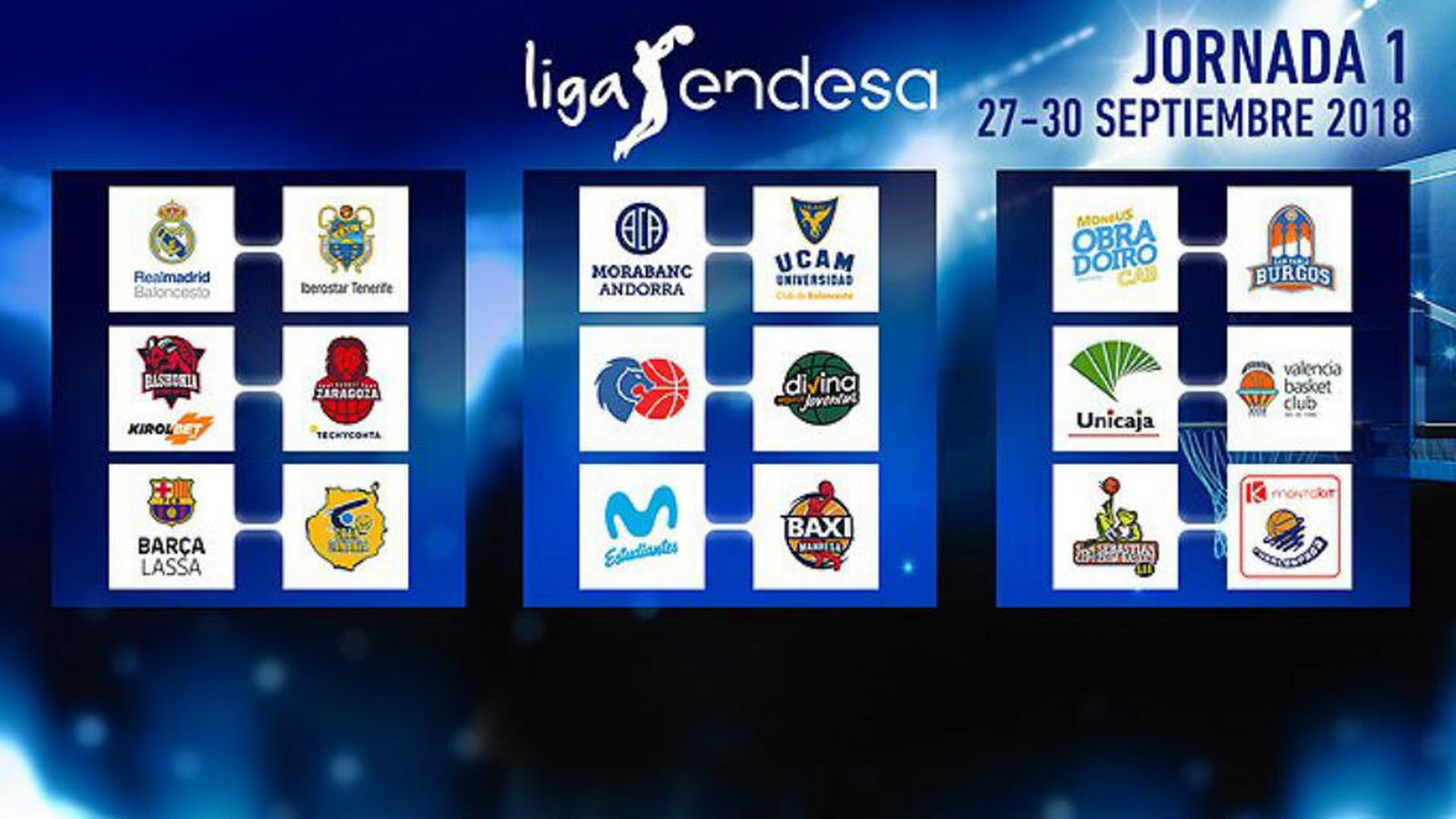 Primera jornada de Liga ACB