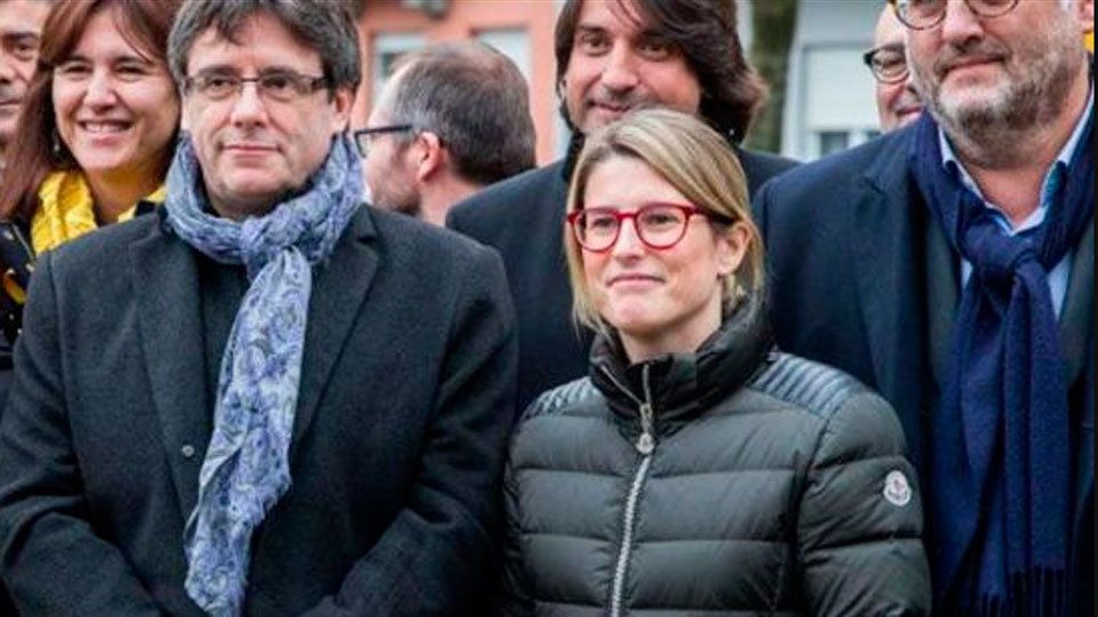 Elsa Artadi con Puigdemont