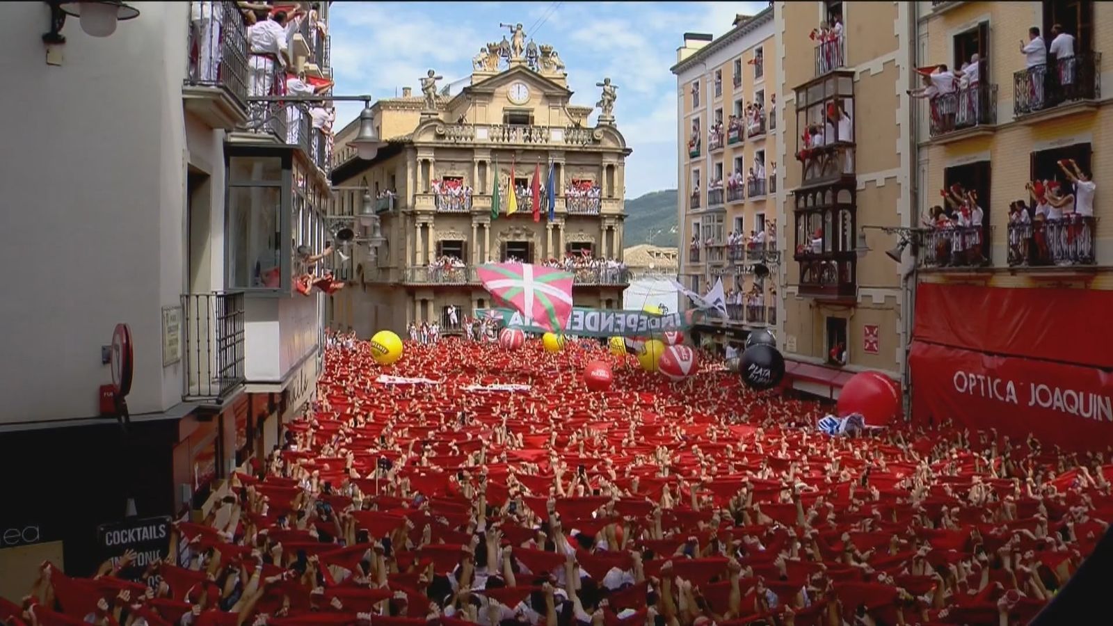 Chupinazo de los Sanfermines 2025