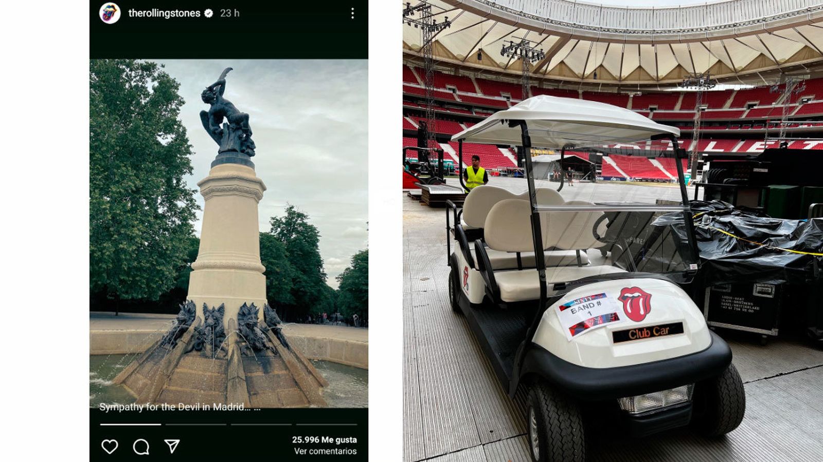 La foto de Madrid que los Rolling han hecho famosa en sus redes sociales