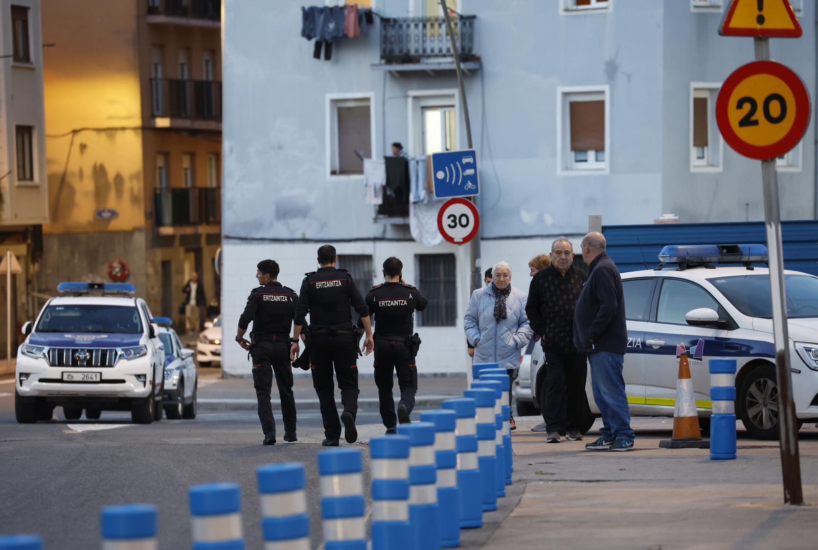 Calle de Pasaia (Guipúzcoa) donde está la vivienda en la que se cometió el crimen