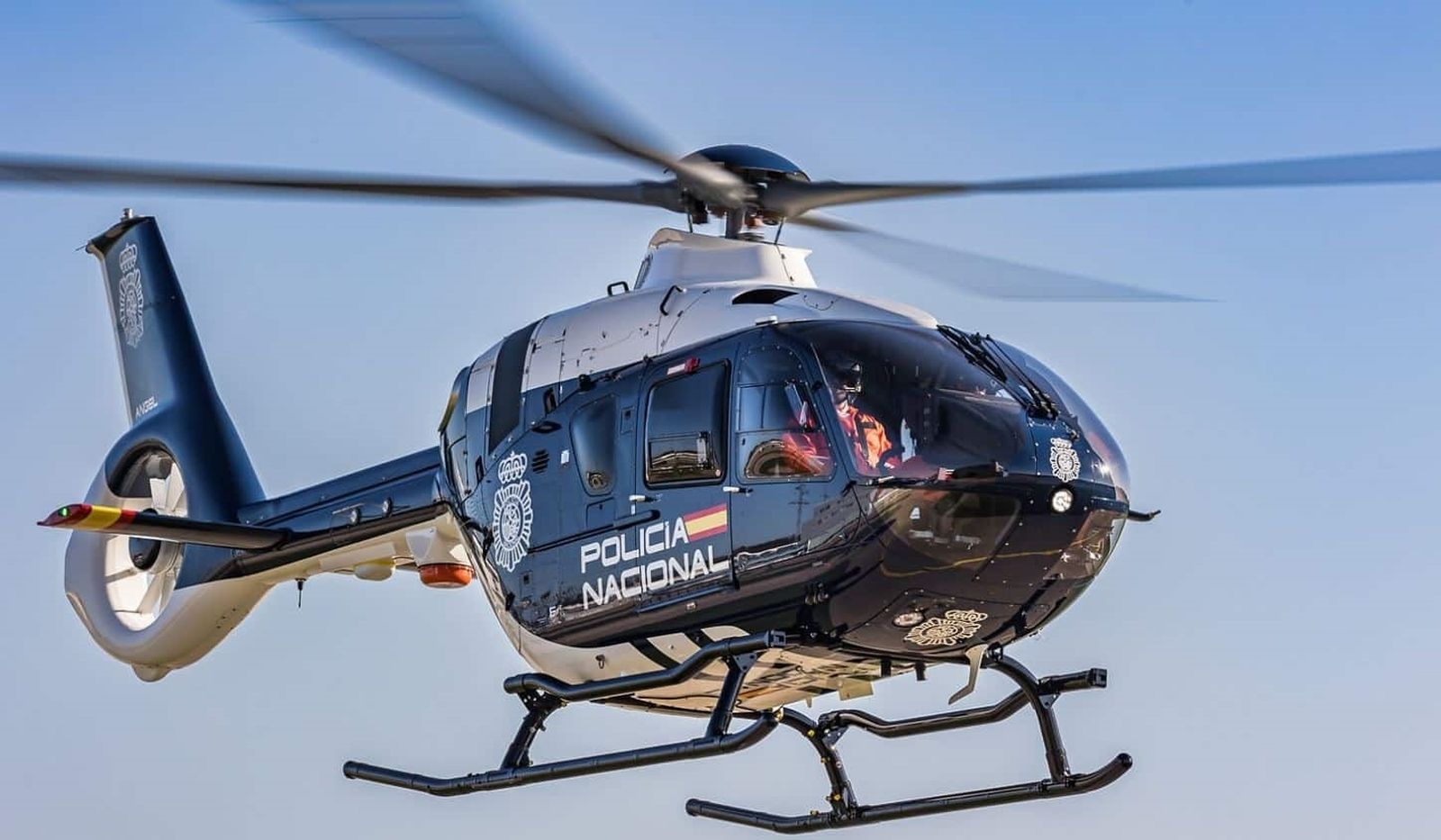 Imagen de archivo de un helicóptero de la Policía Nacional