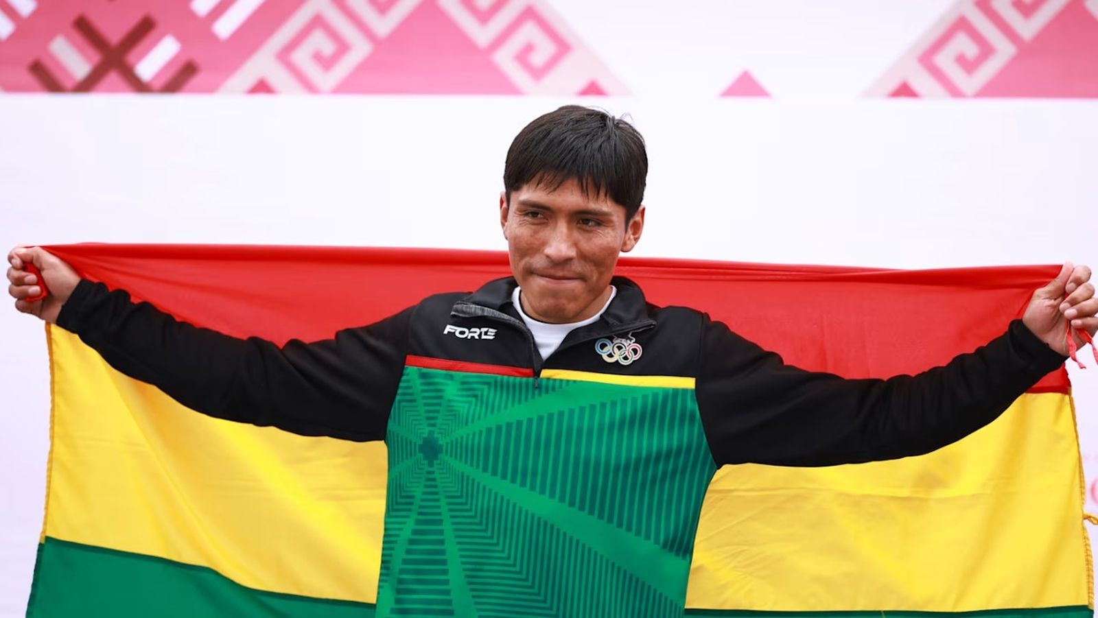 Héctor Garibay, maratonista de Bolivia