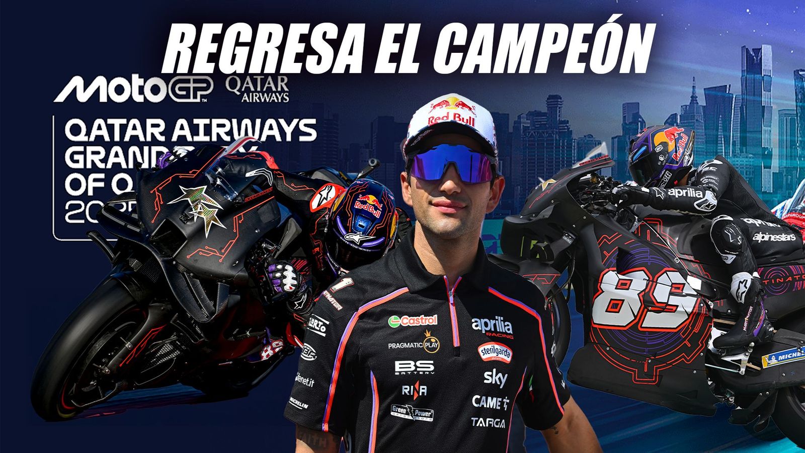 Jorge Martín vuelve a correr en Catar