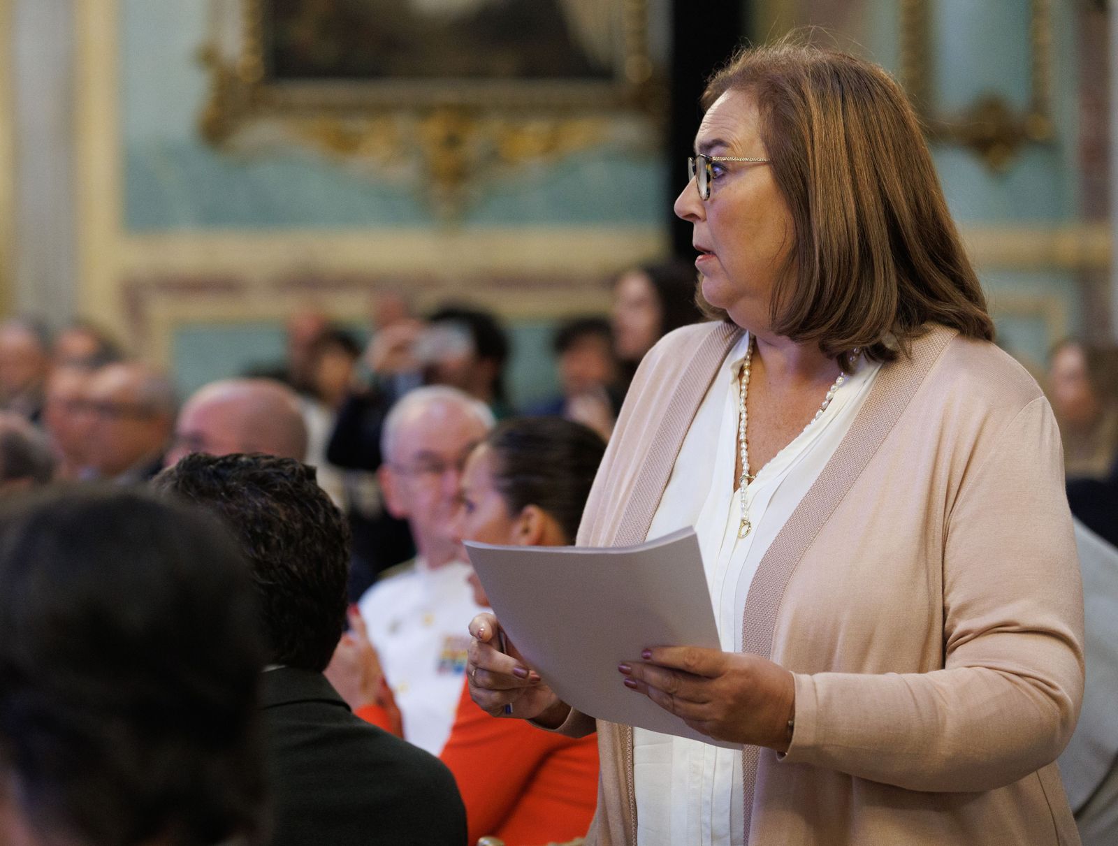 Maite Araluce, presidenta de la AVT, afirma que el Gobierno "está contribuyendo a blanquear" el terrorismo de ETA