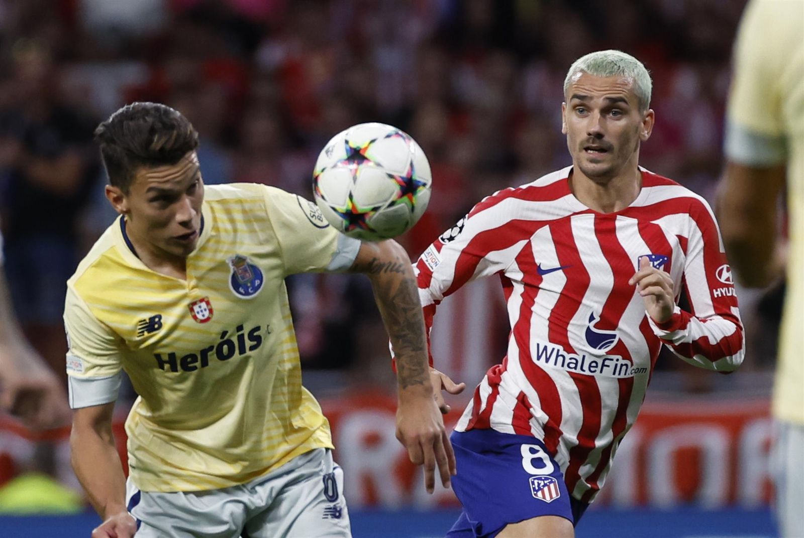 Griezmann ante el Oporto