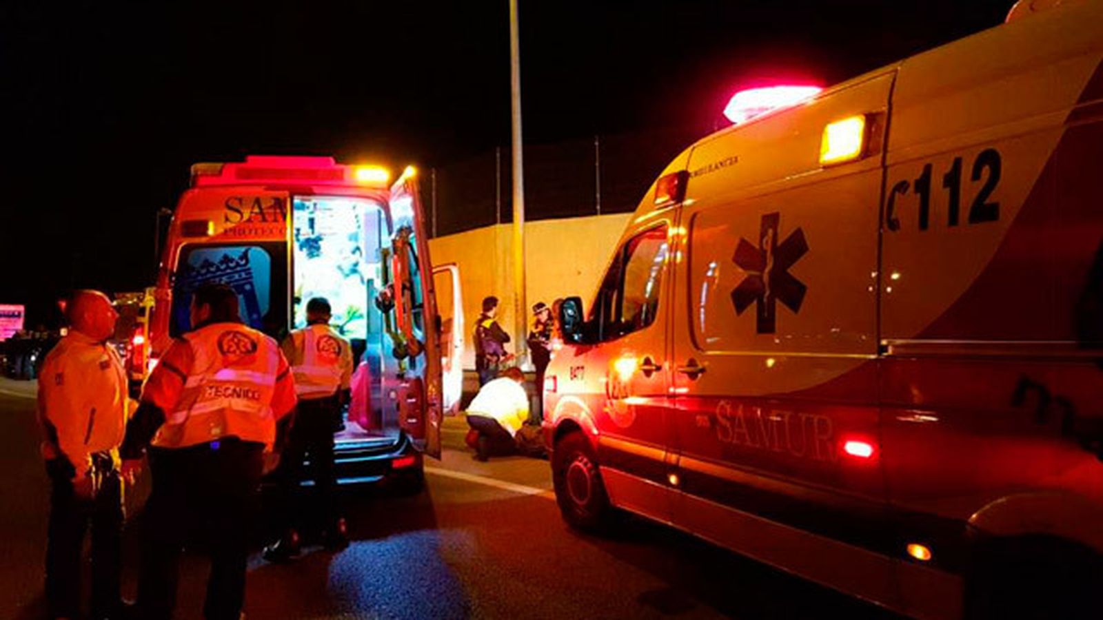 Accidente en la T4
