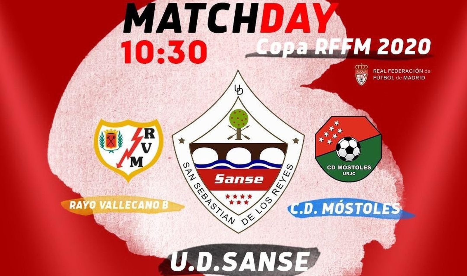 Sanse, Rayo B y CD Móstoles juegan este miércoles la final a tres de la Copa RFFM
