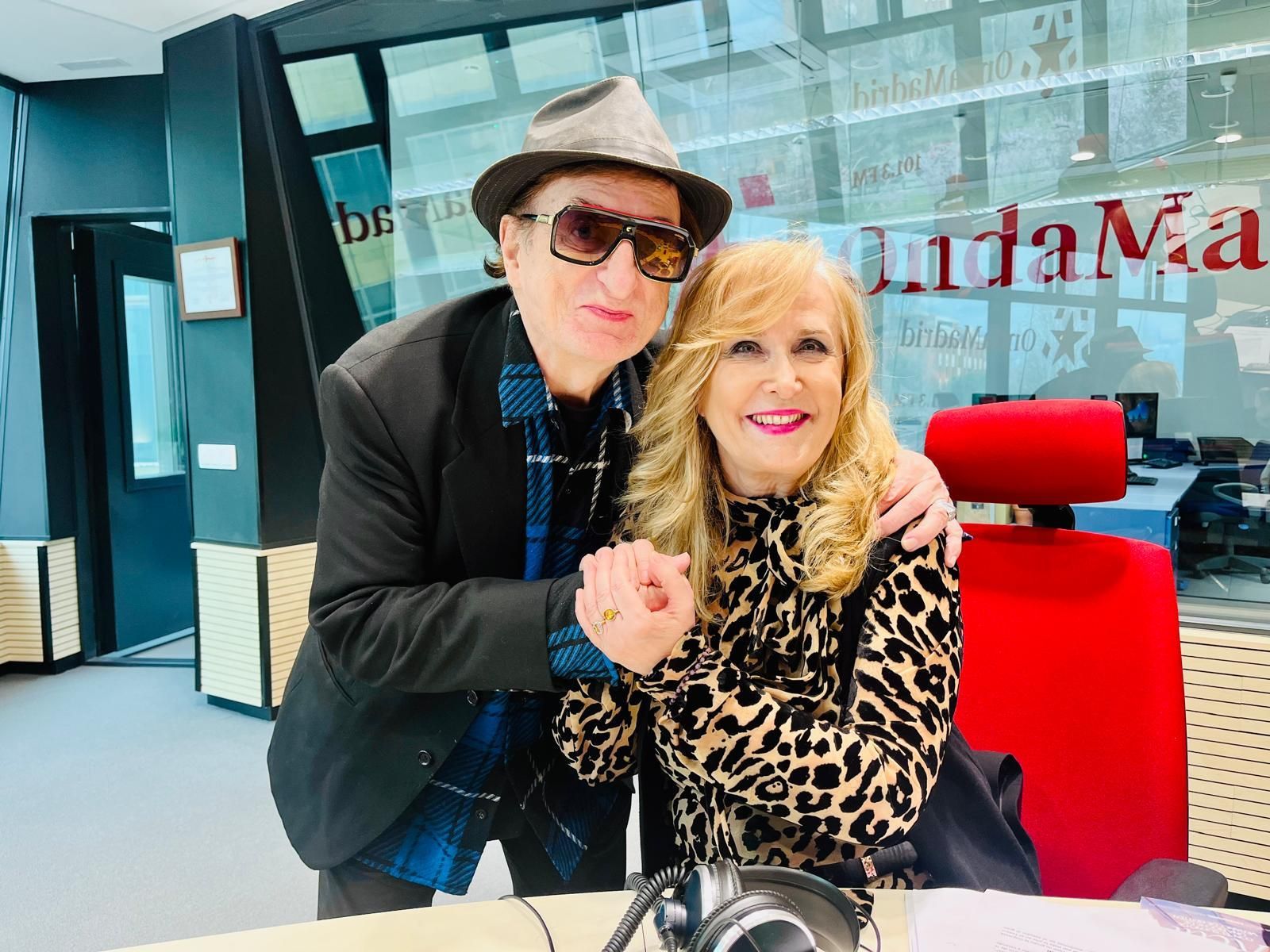 Javier Gurruchaga y Nieves Herrero en Onda Madrid