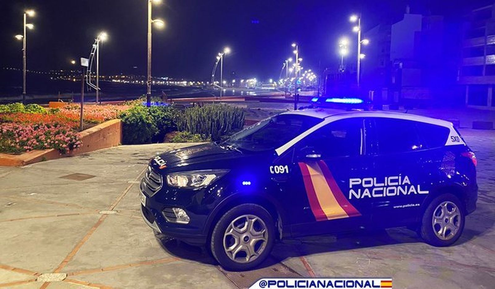Vehículo de Policía Nacional