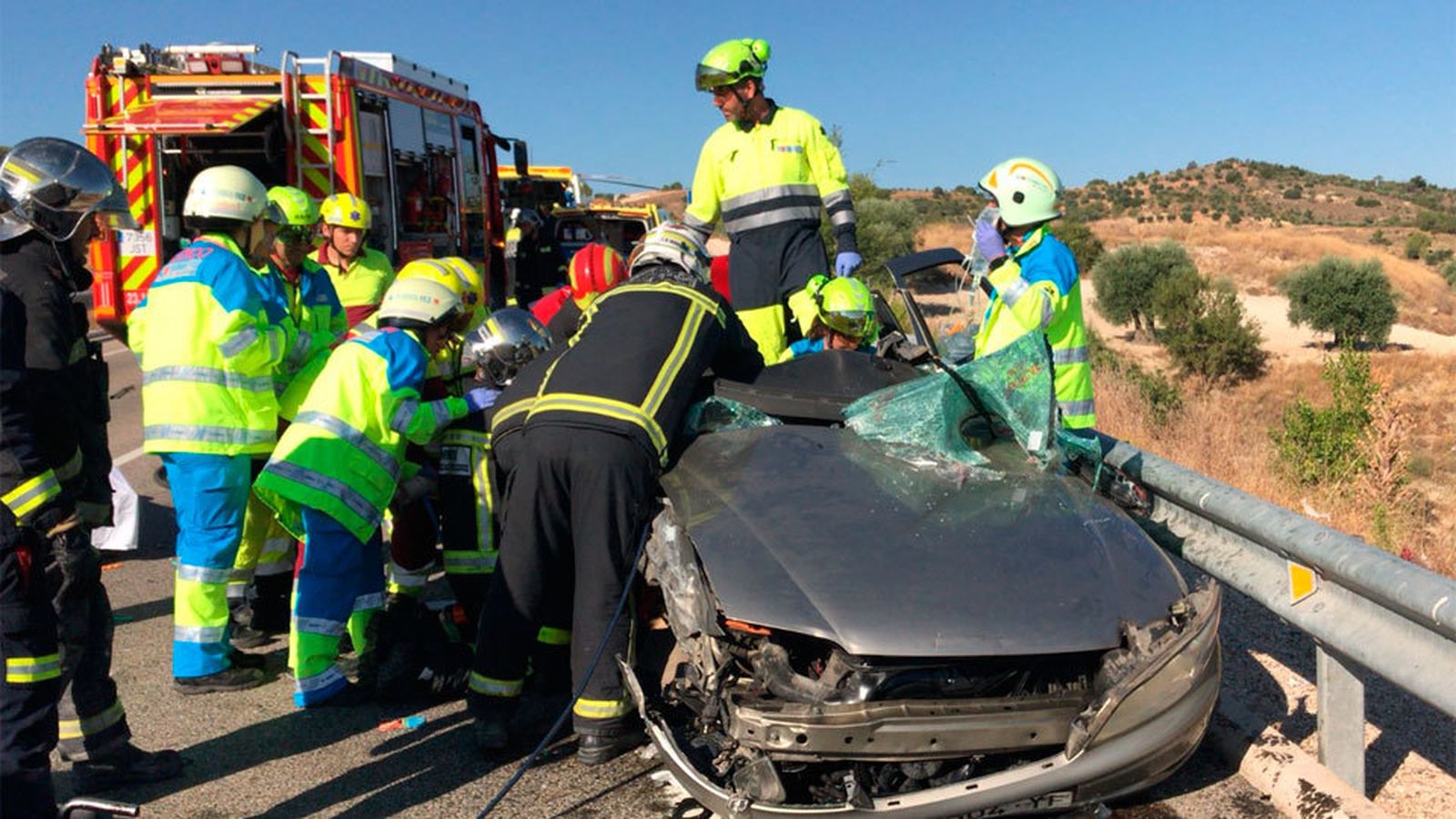 VOST MADRID. Detenido colisión M-317