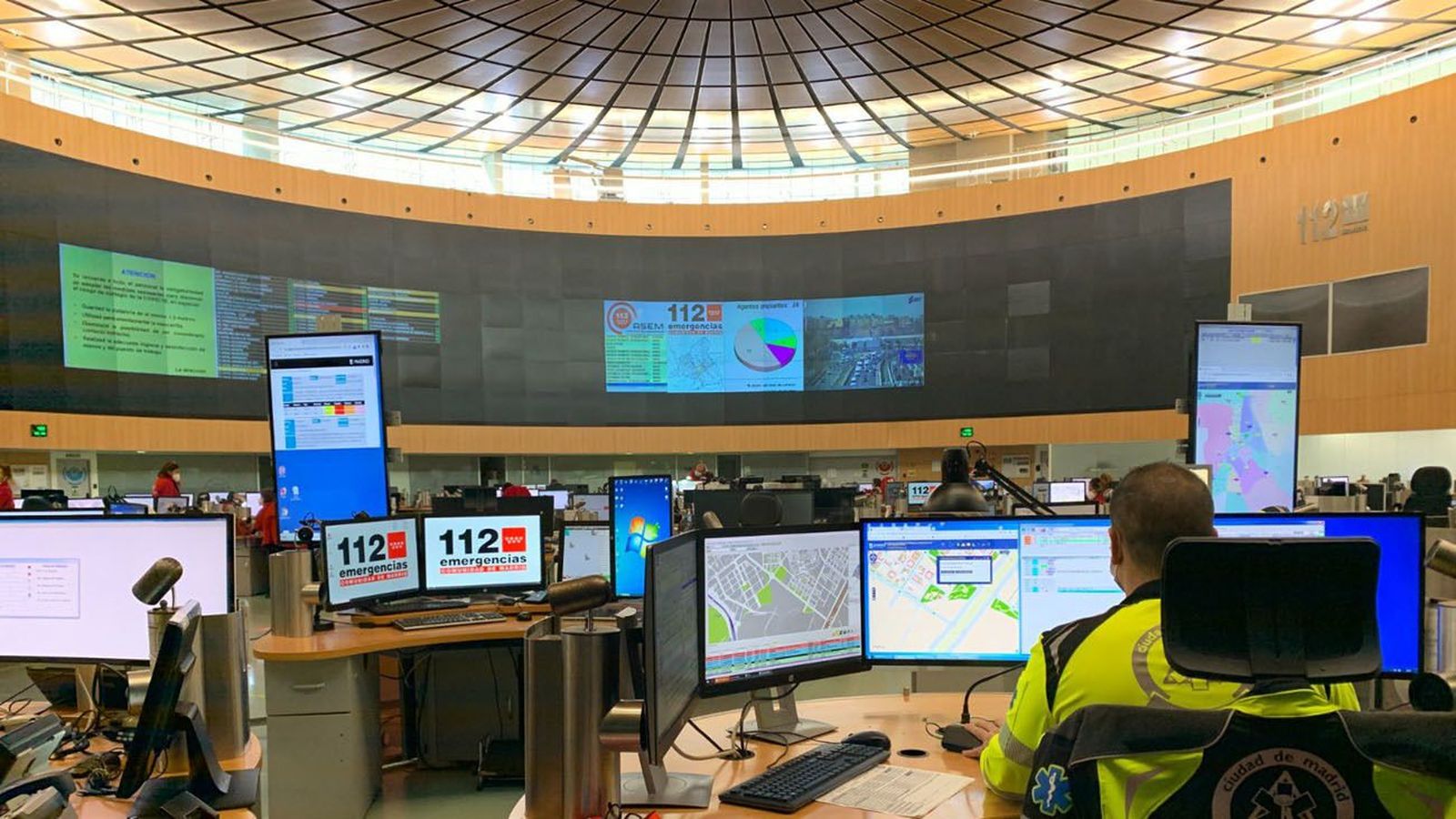 El servicio 112 Comunidad de Madrid gestiona un total de 1.491 expedientes por la DANA