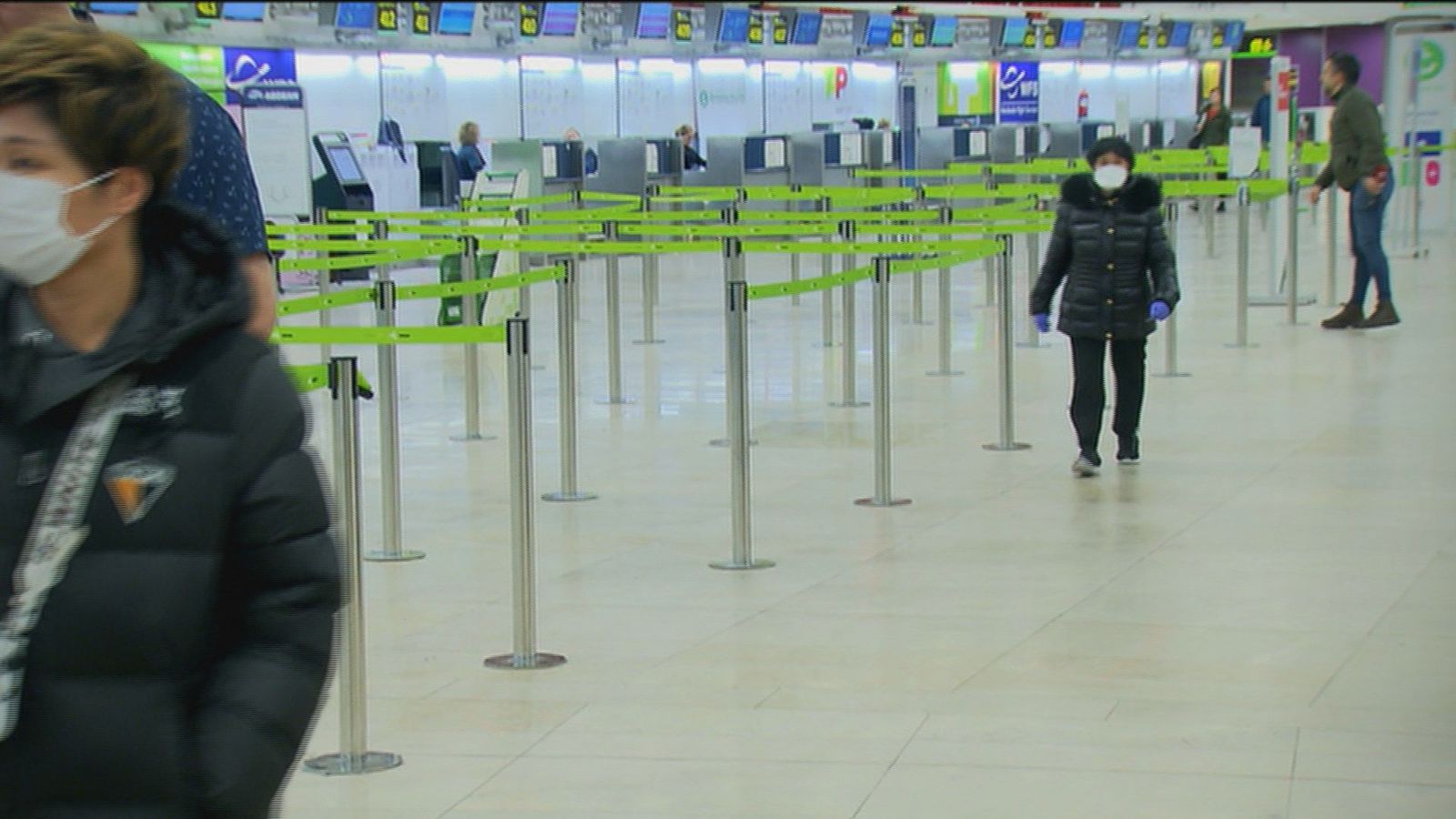 Los vuelos programados a Italia operan con normalidad en Barajas