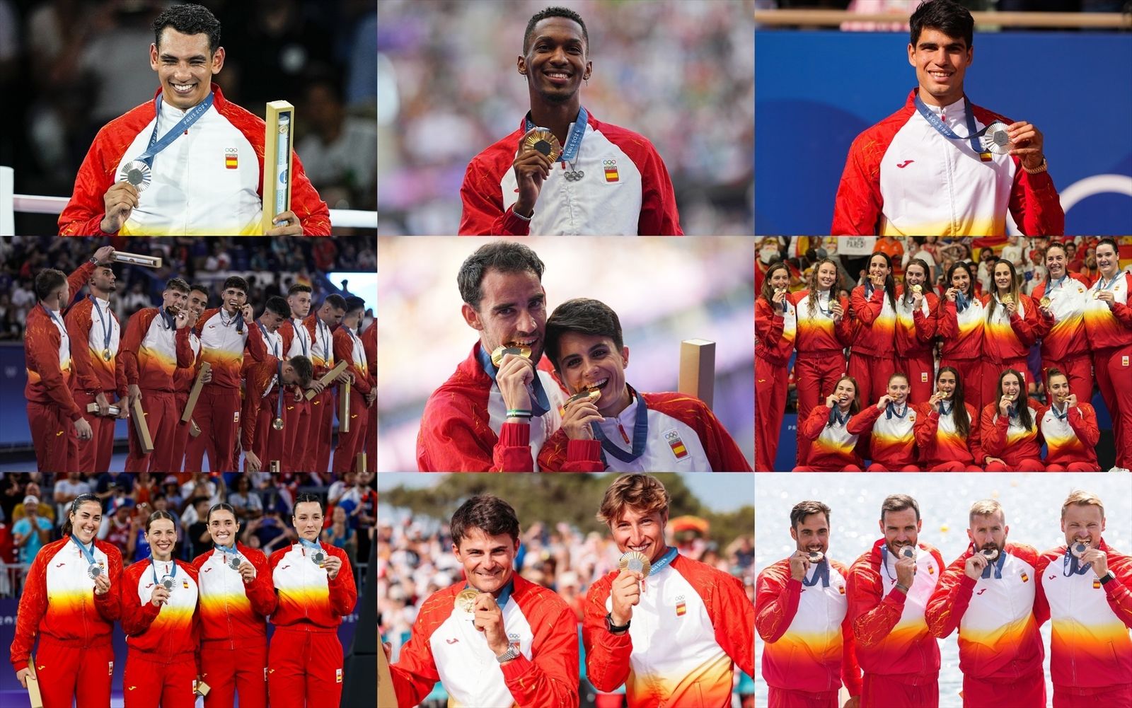 Medallistas españoles en París 2024