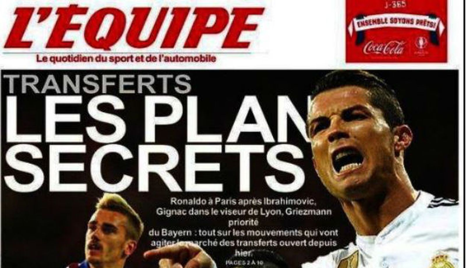 Portada de L'Equipe