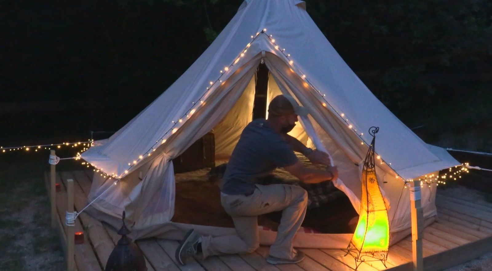 Camping de jaimas en Cercedilla, Madrid