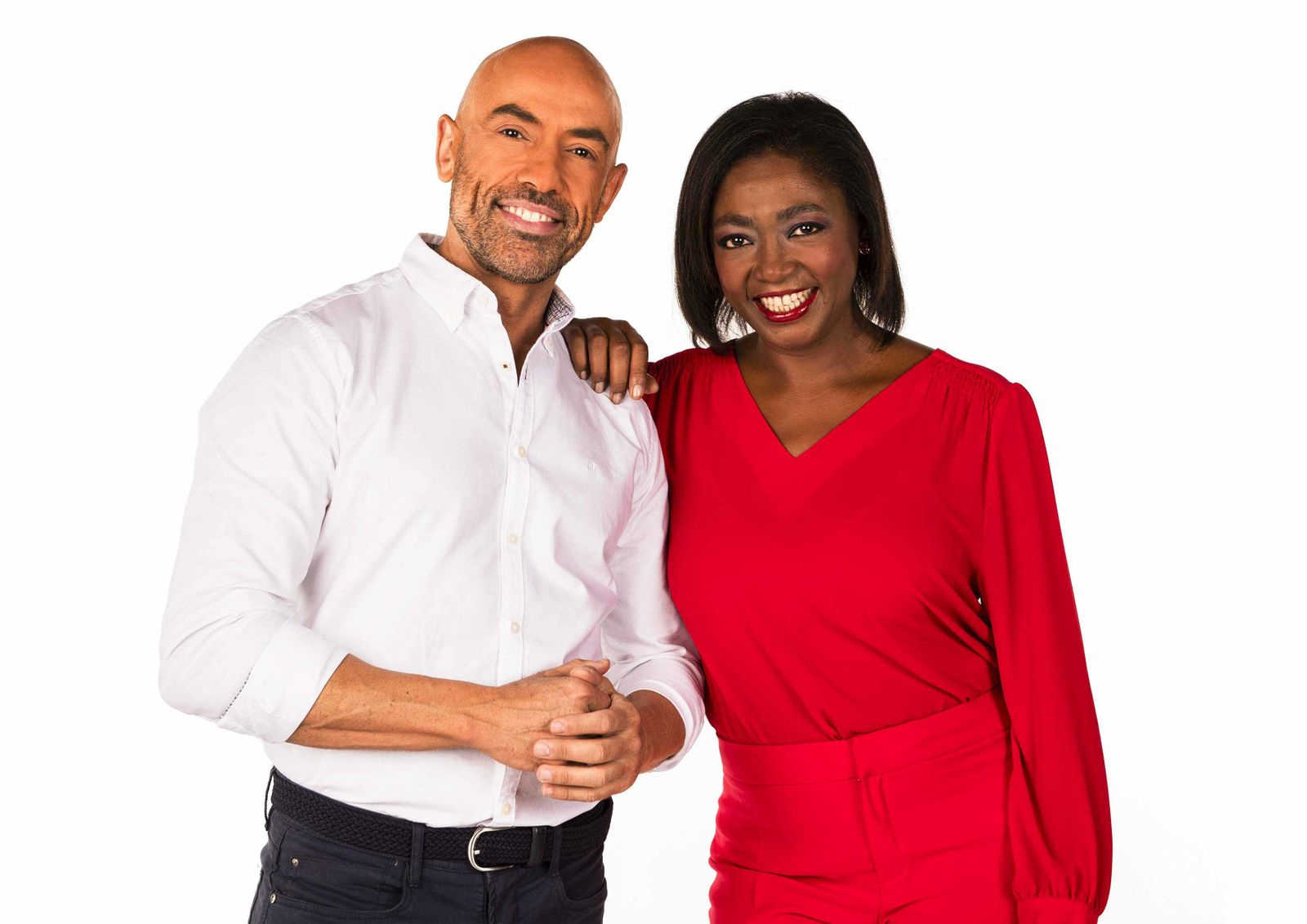 Emilio Pineda y Francine Gálvez, presentadores de 'Madrid directo'