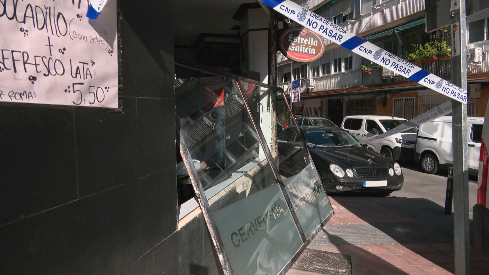 Una cafetería del barrio de San Isidro de Getafe, desvalijada dos veces en 10 días