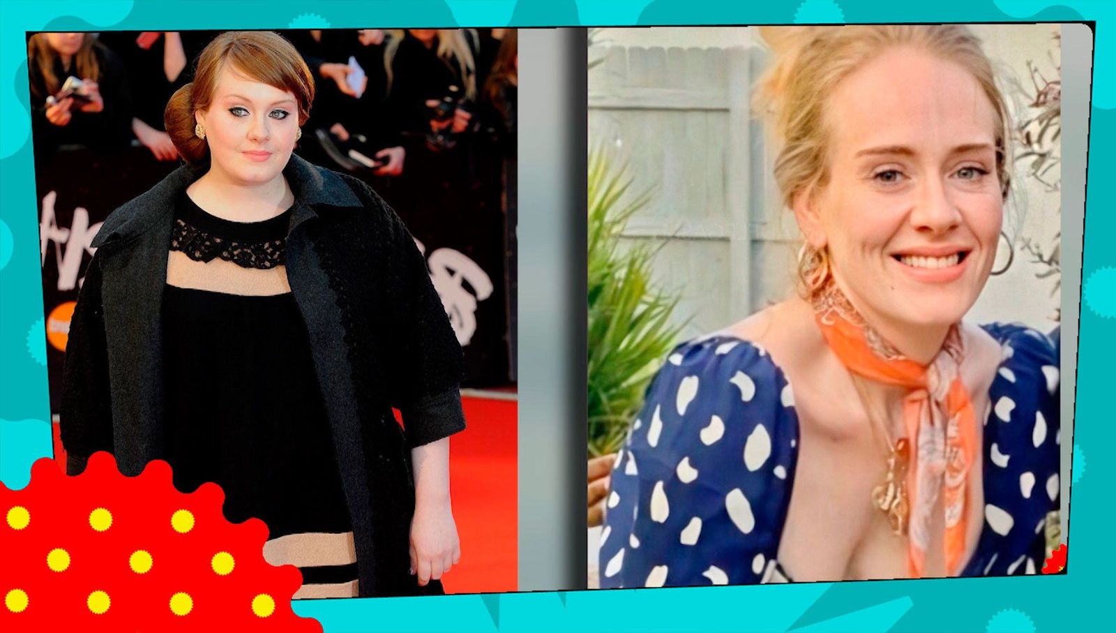El espectacular cambio físico de Adele: Ha perdido 68kg, en 3 años