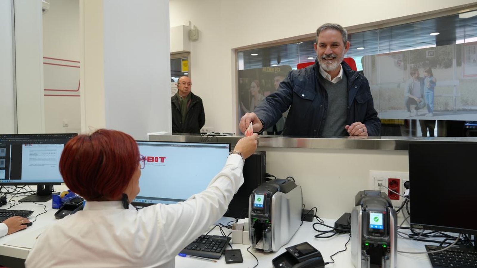 Oficina para la gestión de la tarjeta de transporte público