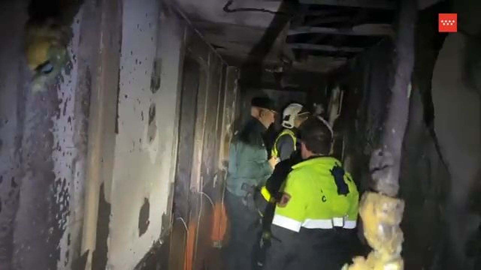 La investigación del incendio de Collado Villalba apunta a que fue intencionado