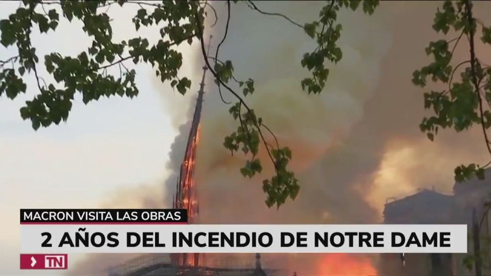 Macron mantiene el objetivo de la reconstrucción de Notre Dame para 2024
