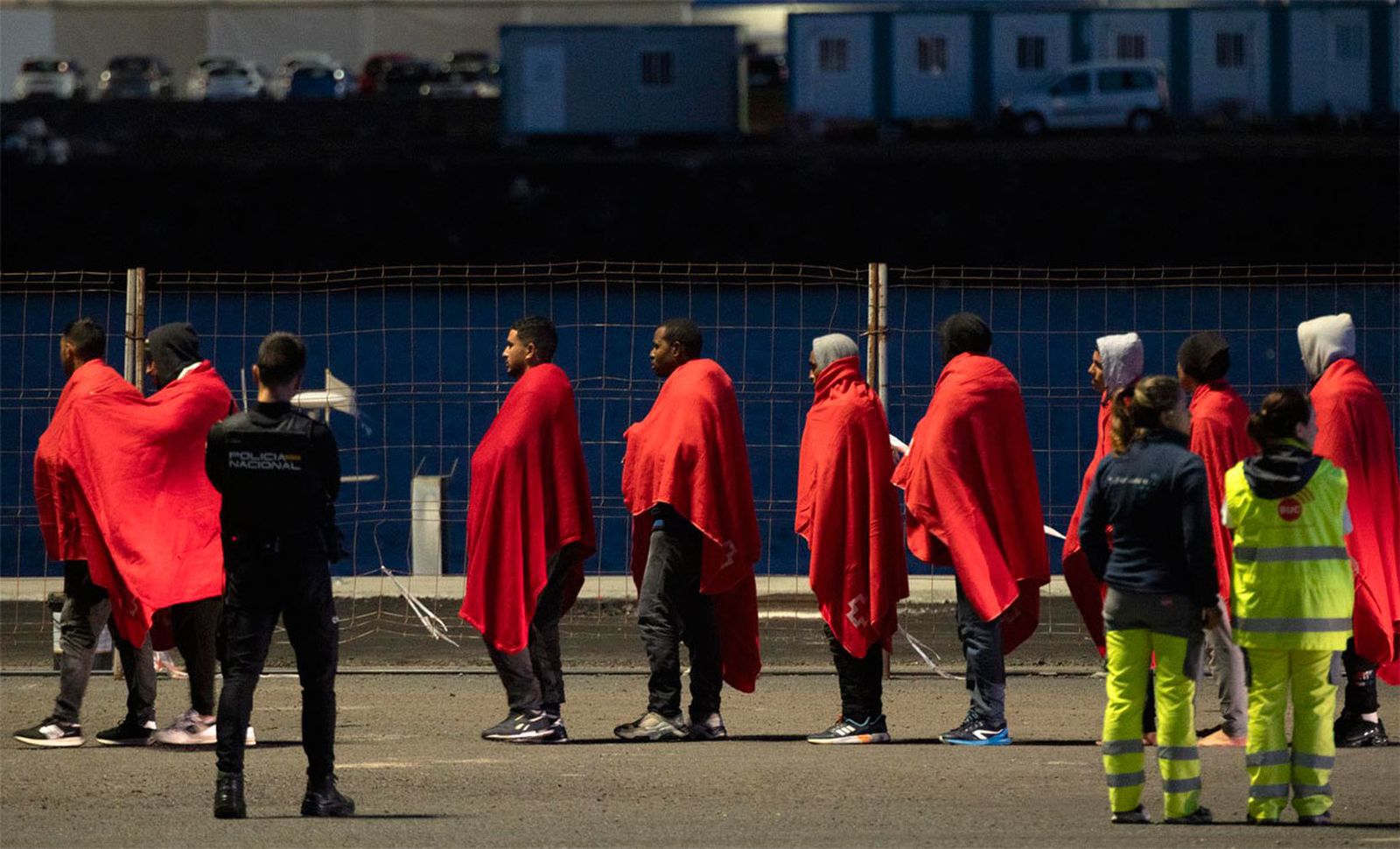 Llegada de migrantes