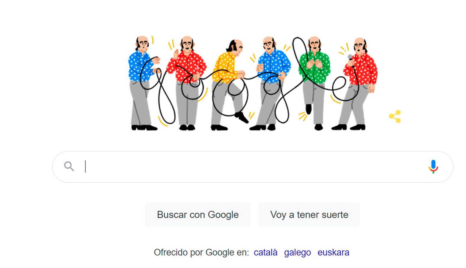 Chiquito de la Calzada conquista Google