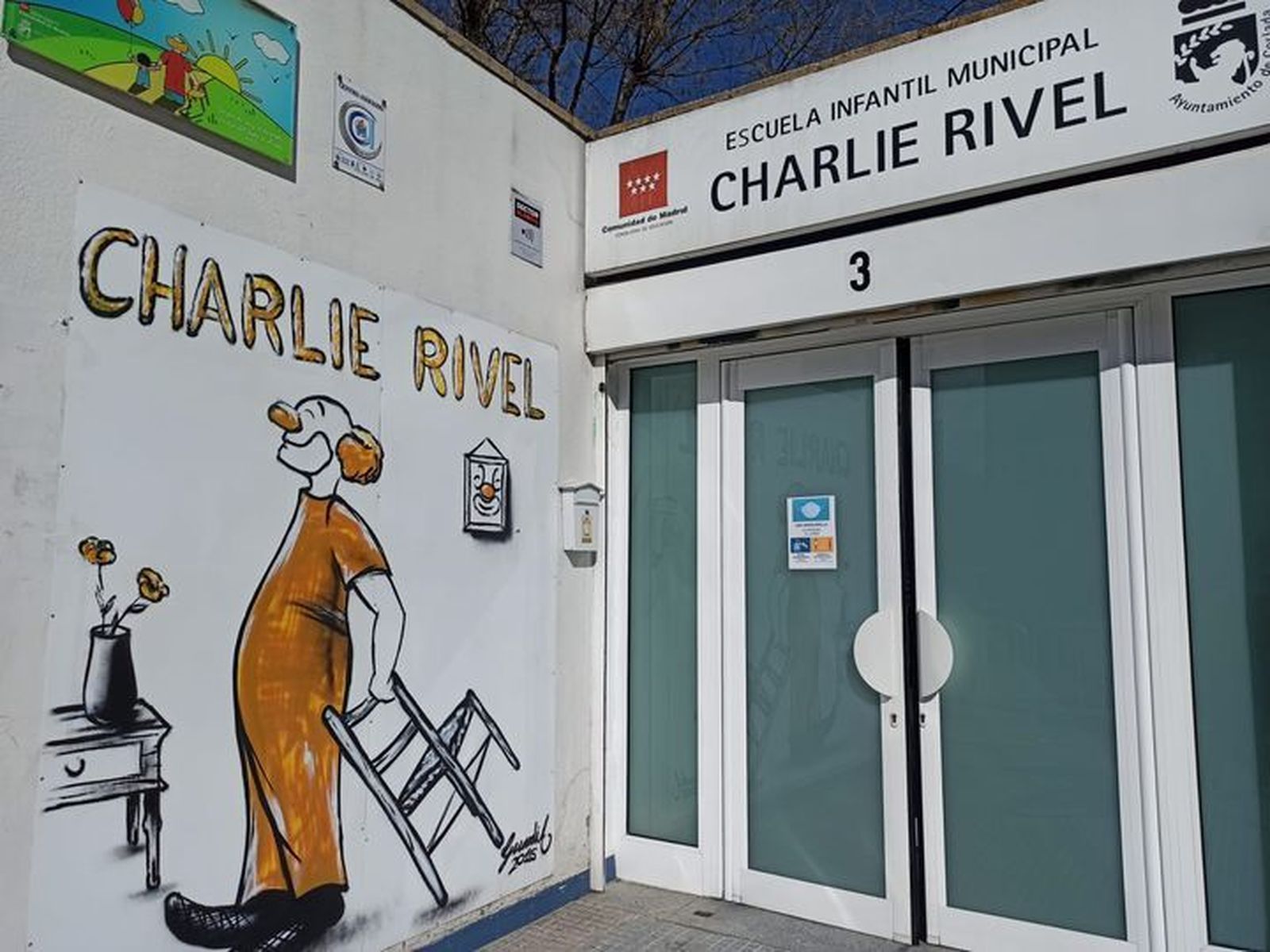 Edificio de la escuela infantil de Coslada 'Chralie Rivel'