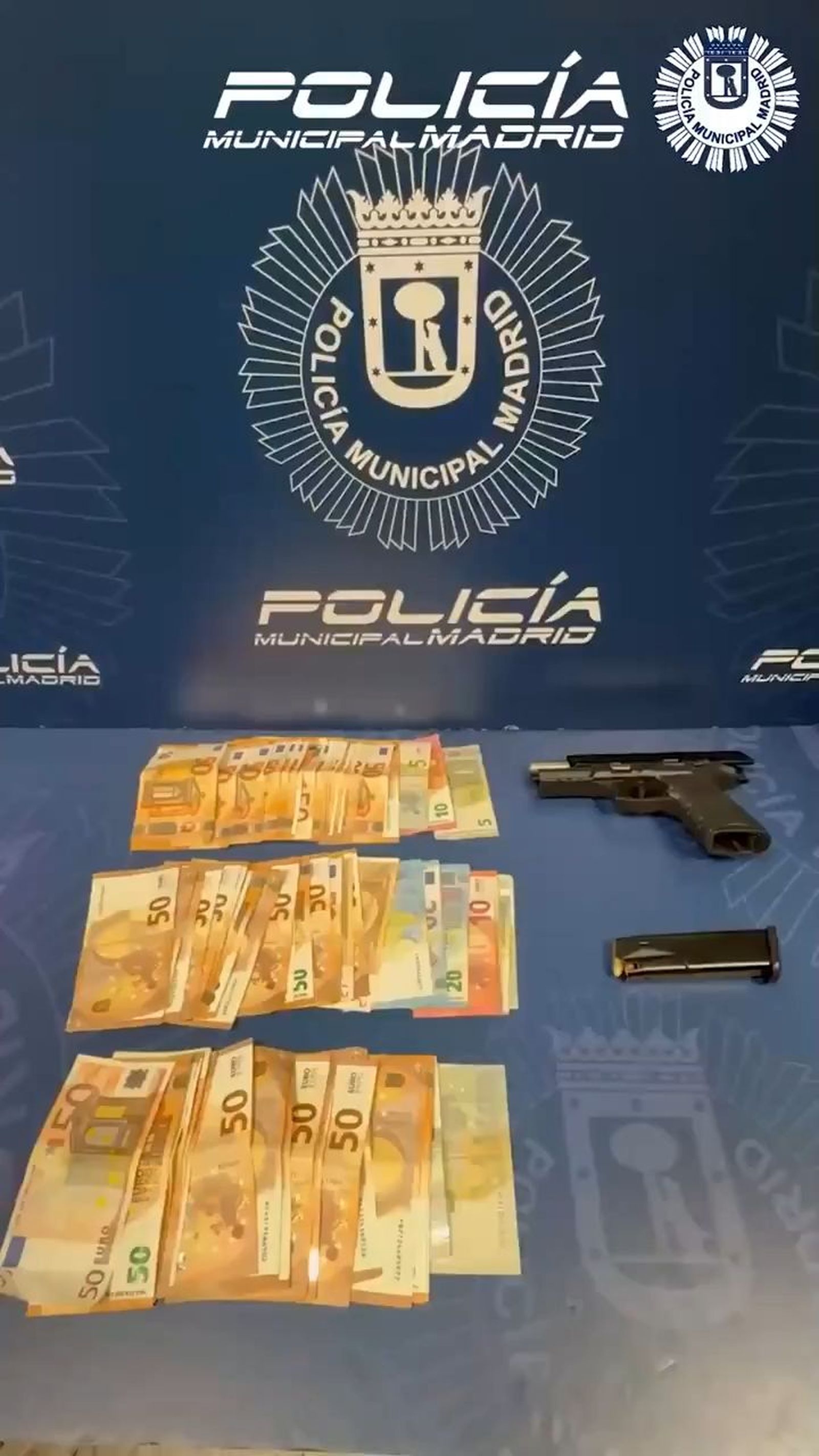 Tres detenidos por tenencia ilícita de armas en Distrito Centro