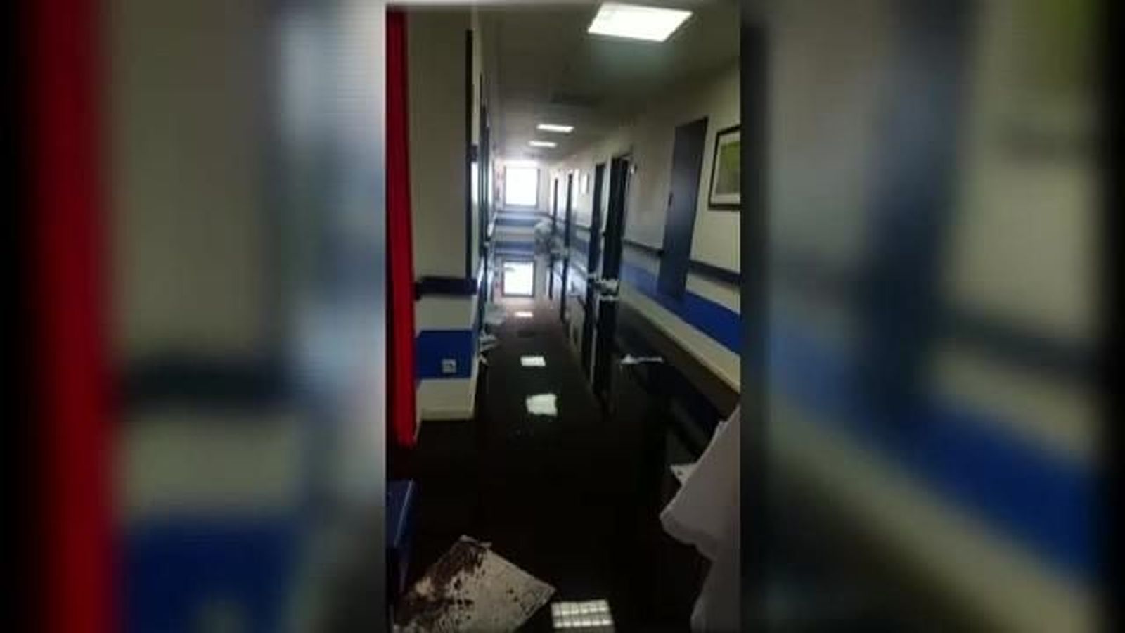 Inundada la planta 11 del hospital Ramón y Cajal