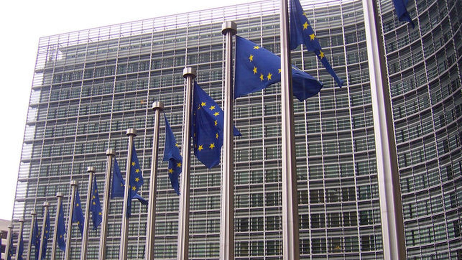 Banderas de la UE en Bruselas