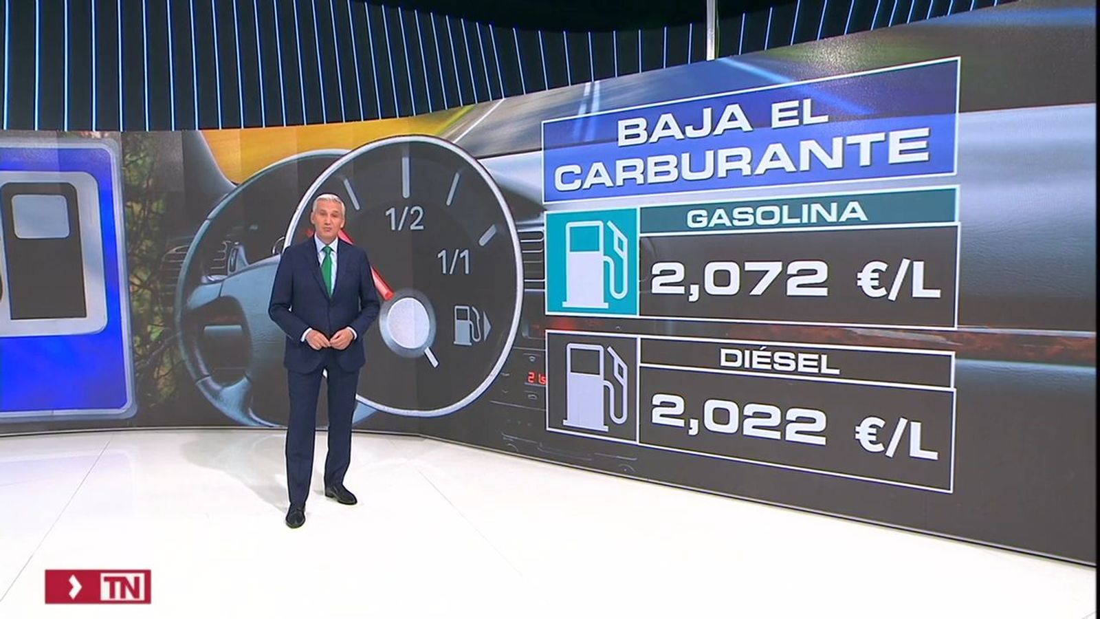 Precios de la gasolina por encima de los 2 euros