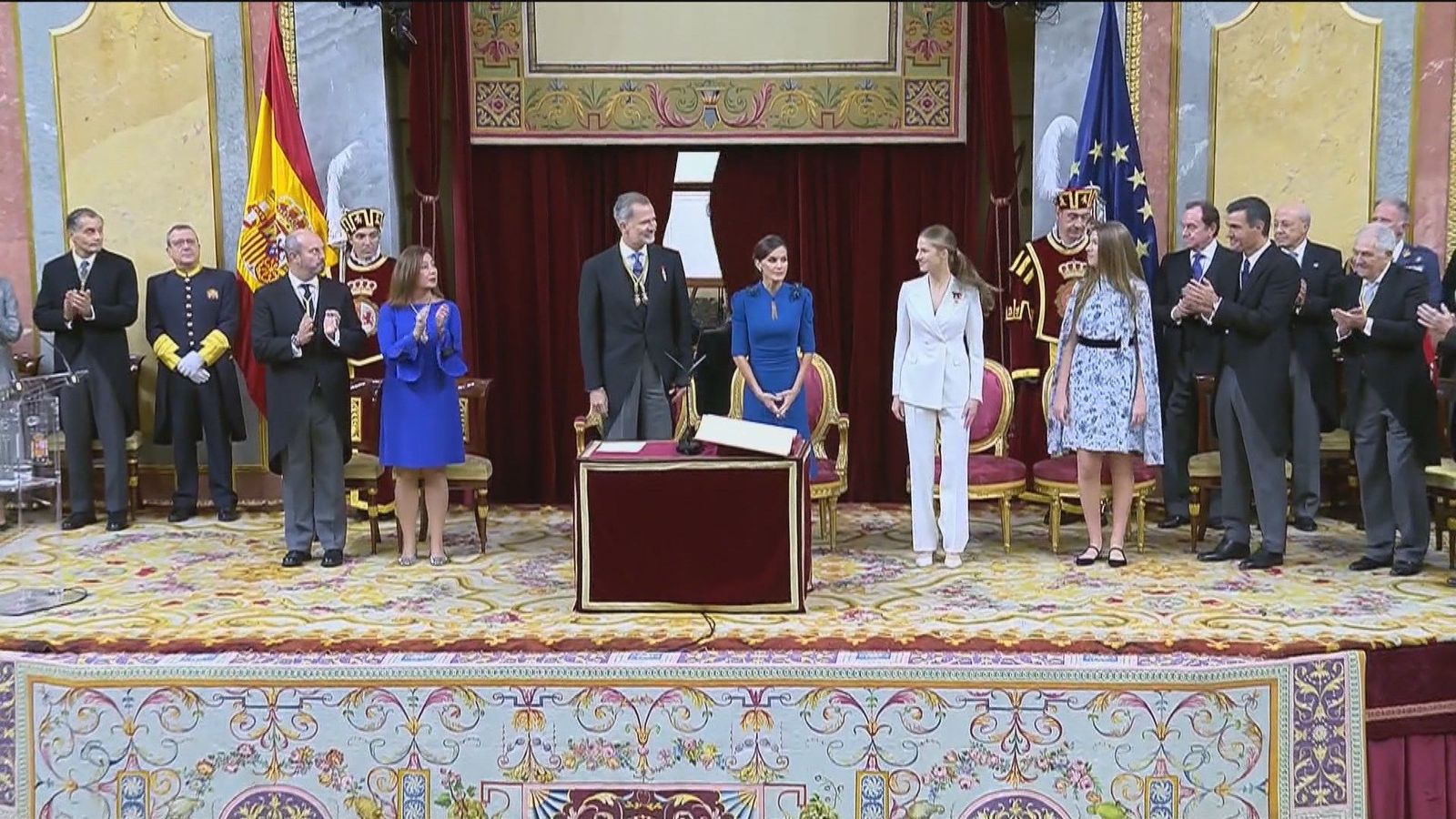 El rey presidirá la solemne apertura de las Cortes junto a la reina y la princesa Leonor
