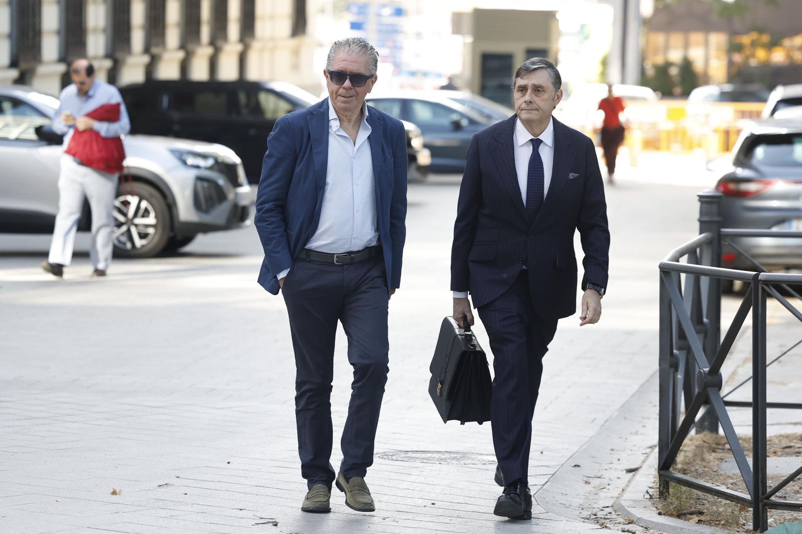 El exconsejero de Presidencia de la Comunidad de Madrid, Francisco Granados  a su llegada a la Audiencia Nacional