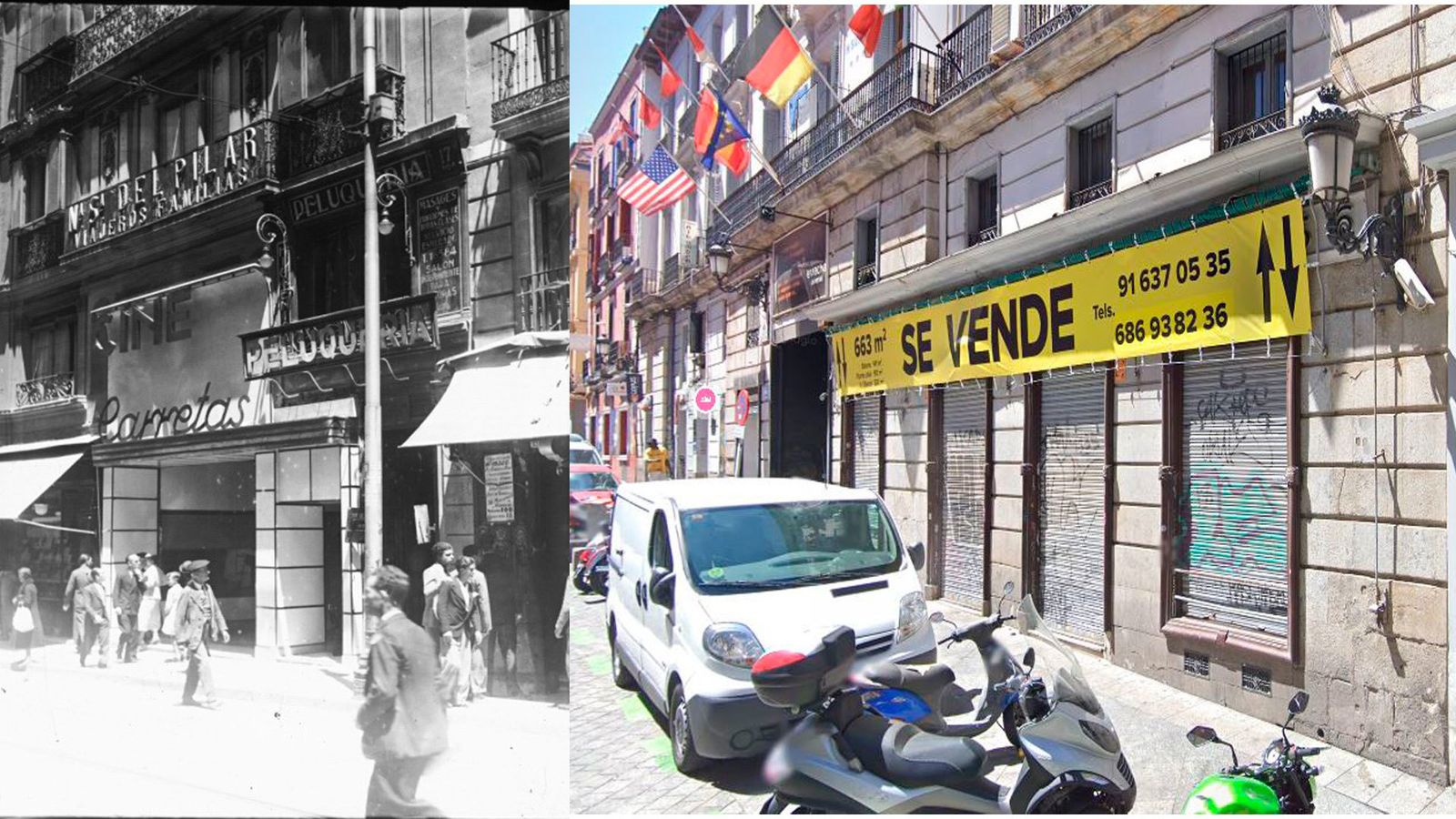 Cine Carretas antes y ahora