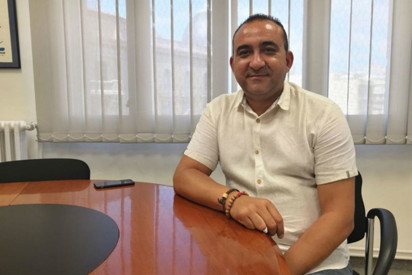El secretario general de CC.OO. de Cataluña, Javier Pacheco