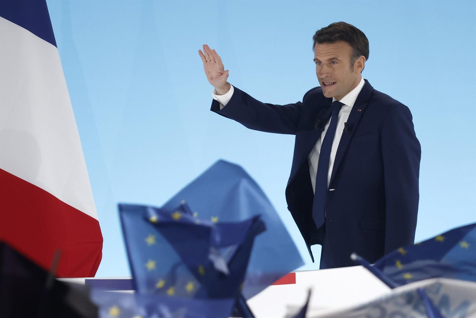 El presidente francés, Emmanuel Macron