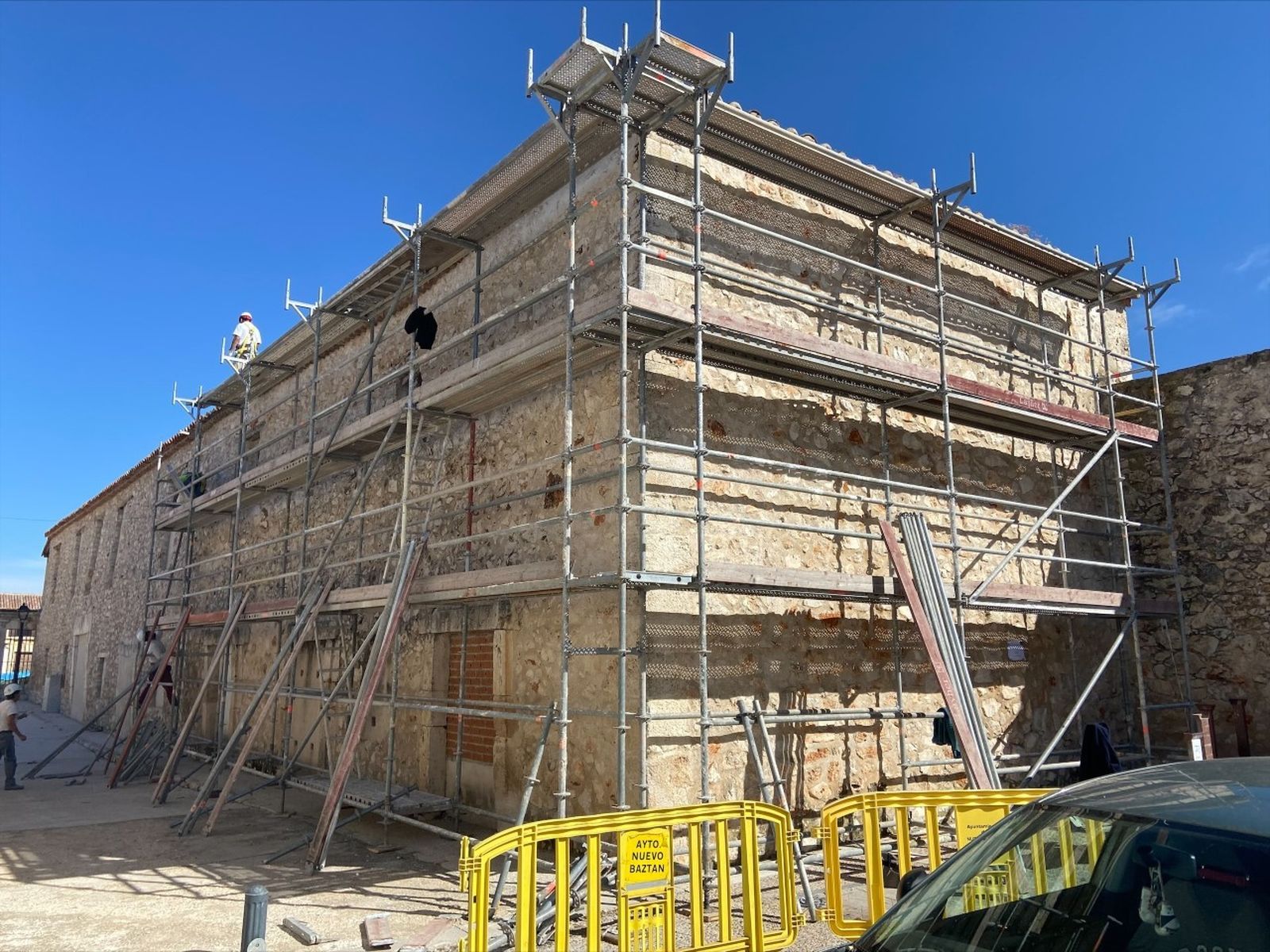 Obras en el Casco Histórico de Nuevo Baztán
