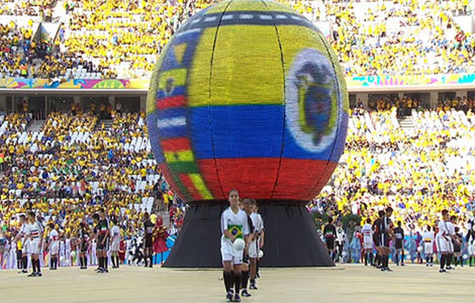 Ceremonia inaugural del Mundial de Futbol de Brasil 2014