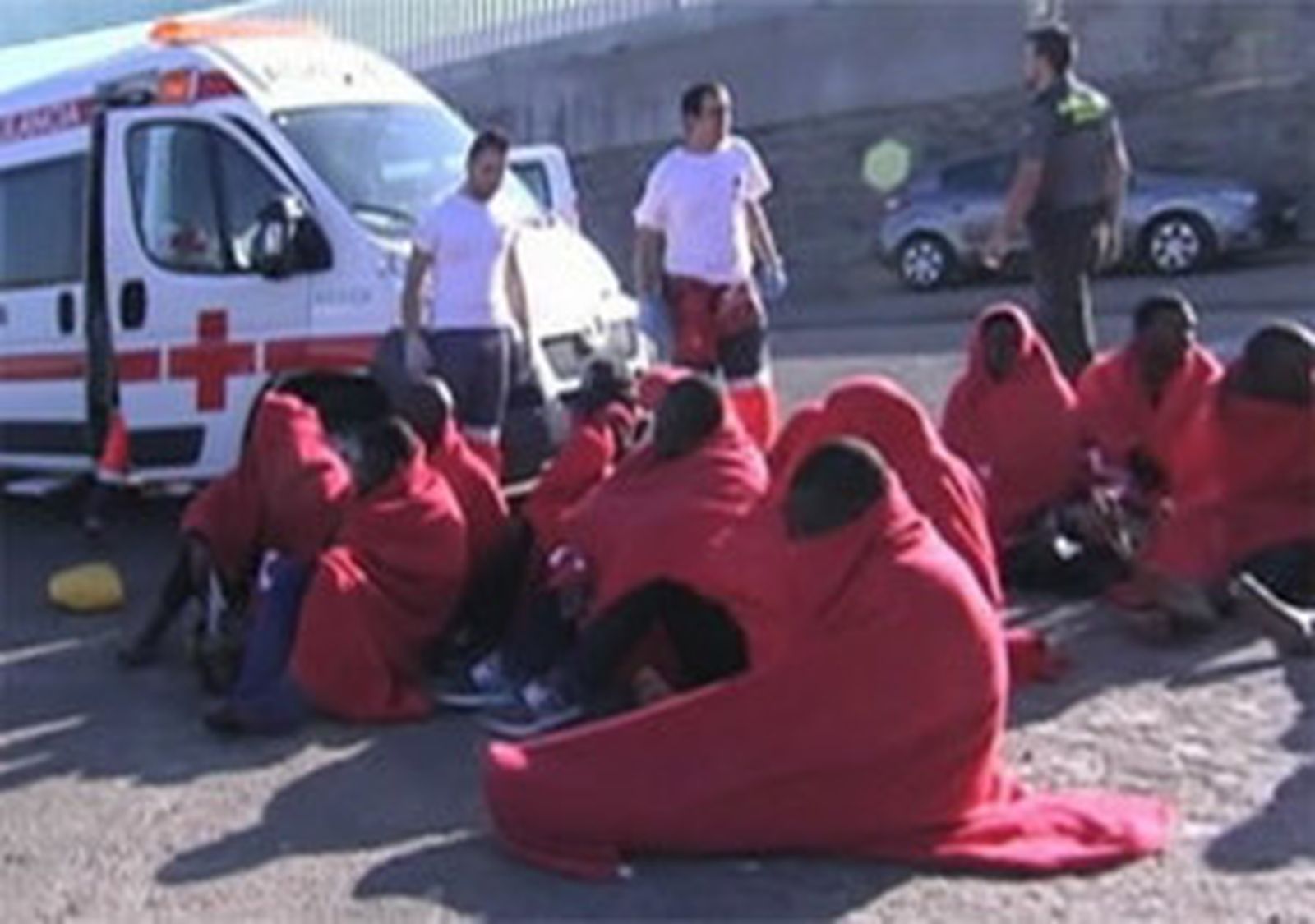 Inmigrantes en el Estrecho