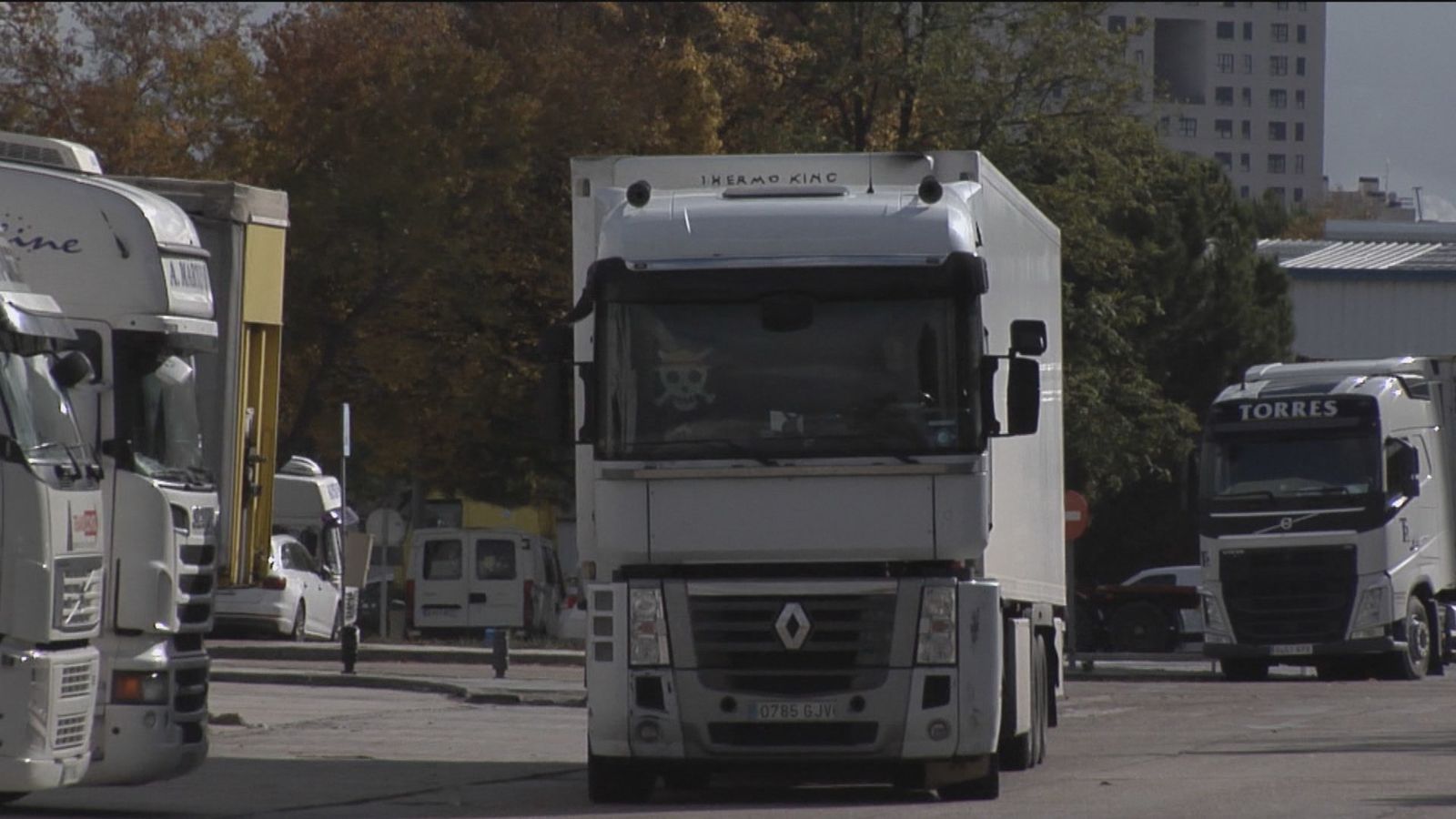 Los camioneros mantienen el paro convocado para antes de la Navidad