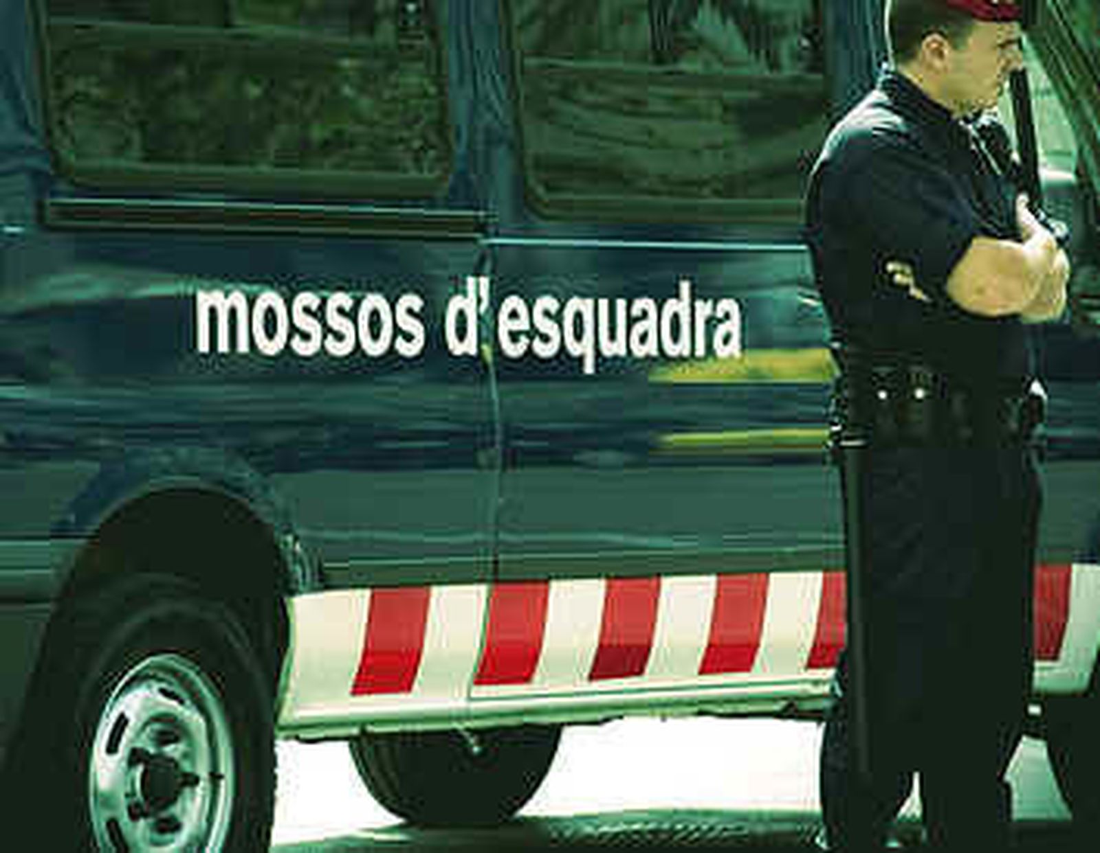 Mossos vigilando
