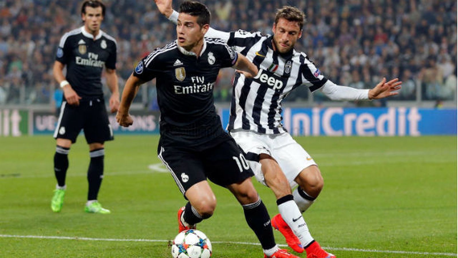James Rodríguez ante el Juventus