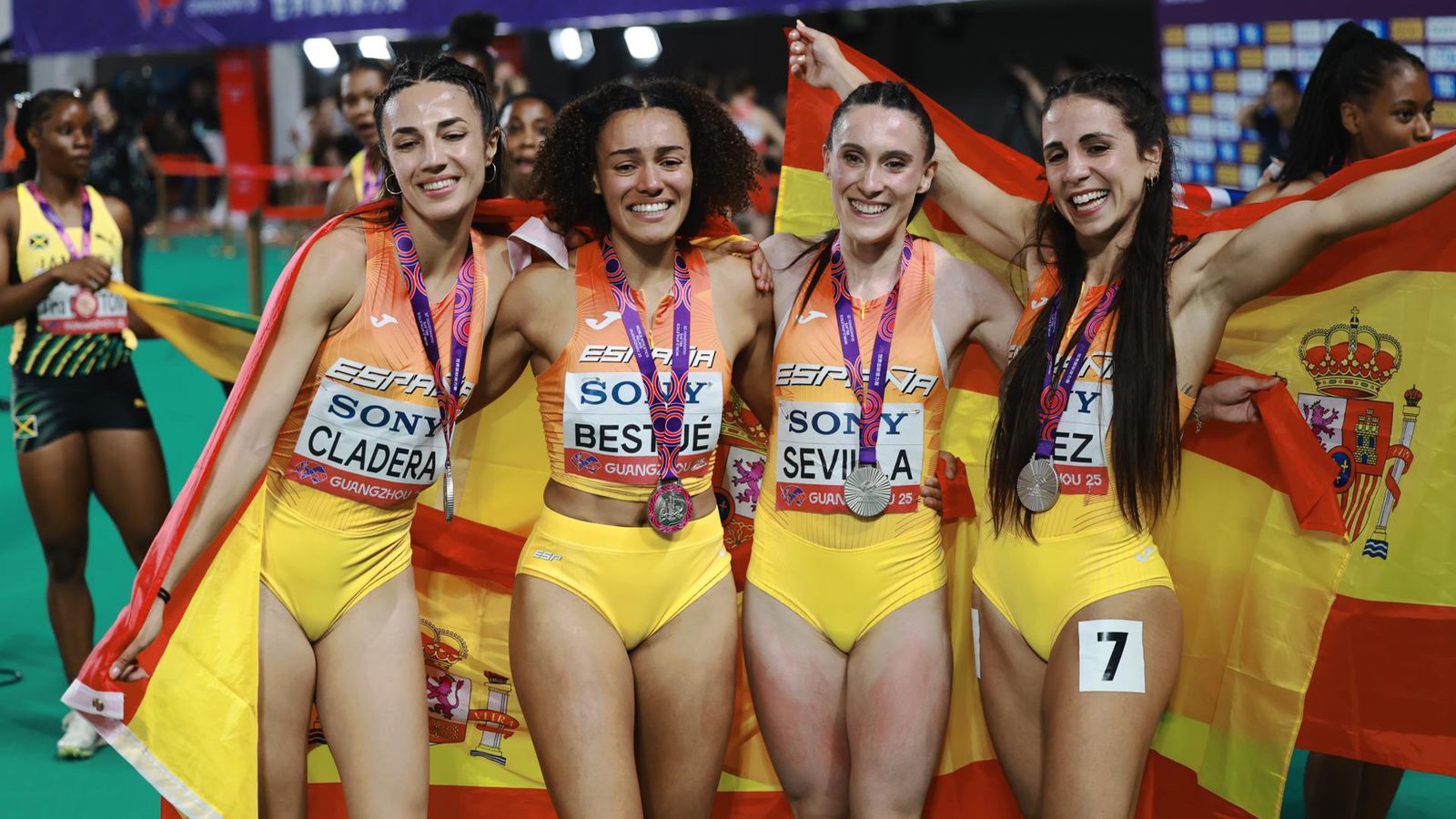 Equipo español del relevo 4x400