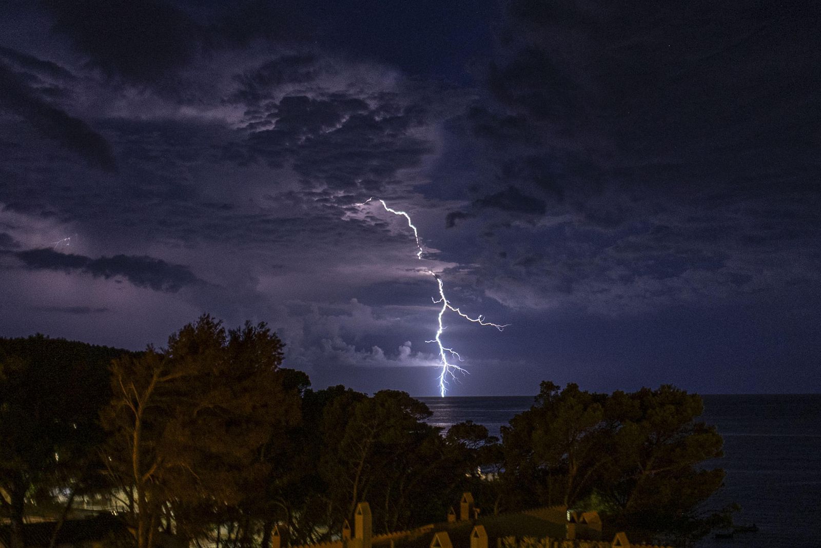 Tormenta eléctrica en Baleares